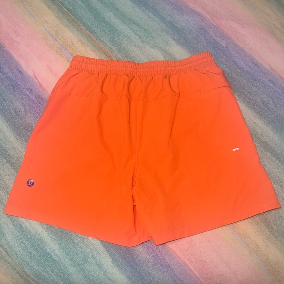 Lululemon Pace Breaker Short Orange Size M - Picture 1 of 6